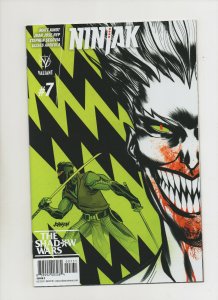 Ninjak #7 - Lot Of 5 All 5 Covers Includeing Variants - (Grade 9.2) 2015