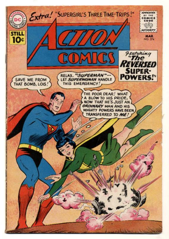 Action Comics (1938 series) #274, Fine- (Actual scan)