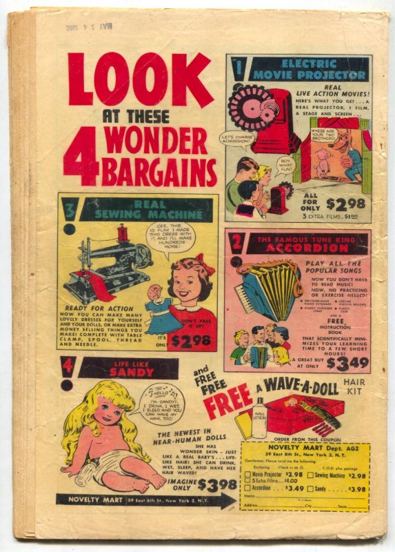 Hooded Horseman #24  1952 - ACG  -P - Comic Book