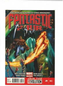 Fantastic Four #3 VF+ 8.5 Marvel Comics 2013 Matt Fraction