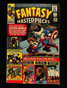 Fantasy Masterpieces #4 Golden Age Captain America!