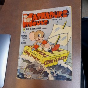 Marmaduke Mouse 33 Quality Comics 1952 Golden Age Funny Animal Cartoon...