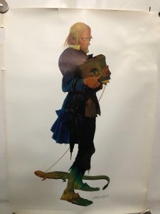 UNCLE CREEPY by SANJULIAN - ORIGINAL WARREN WAREHOUSE POSTER more storage worn