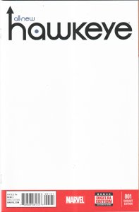 All-New Hawkeye #1 Blank Cover (2014) Hawkeye