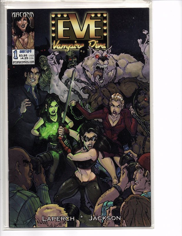 Arcana Comics Eve Vampire Diva #1 & 2