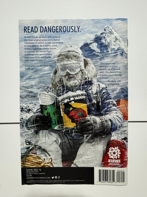 Dark Red # 6 NM Corin Howell 2019 Variant Cover Aftershock Comic Book 6 J401