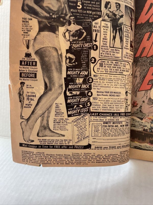 Submarine Attack￼ #14 1958 Charlton War 