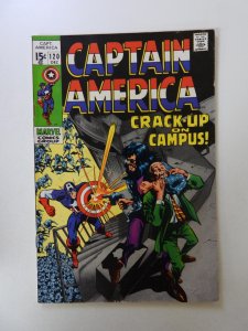 Captain America #120 (1969) VG/FN condition moisture stain front cover
