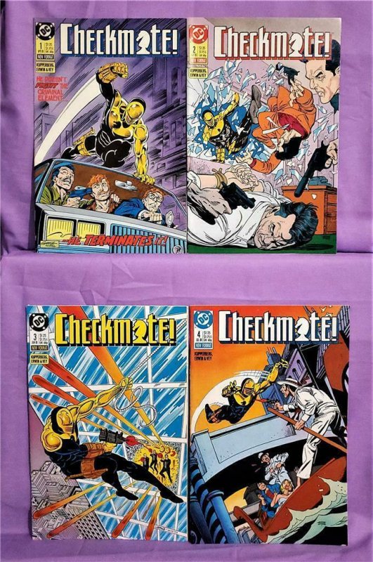 CHECKMATE #1 - 4 Steve Erwin Paul Kupperberg Copper Age (DC 1988)