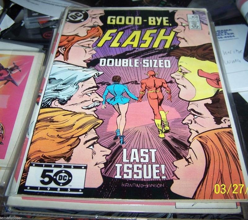 FLASH COMIC # 350  LAST ISSUE BEFORE death in CRISIS  EVENT  INFANTINO ART