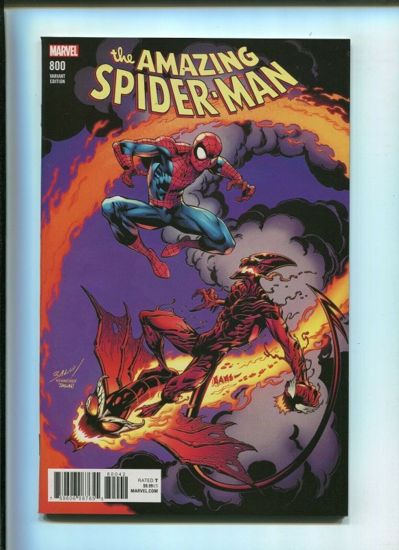 AMAZING SPIDERMAN #800 (9.2) CRAWLING THROUGH THE WRECKAGE! 2018