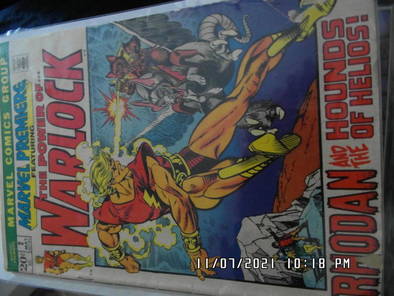 Marvel Premiere #2 (1972) GD 2.0 WARLOCK KEY