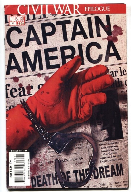 Captain America #25-comic book-Death of Captain America-Winter Soldier