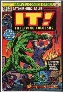 Astonishing Tales #24 (1974) It, the Living Colossus