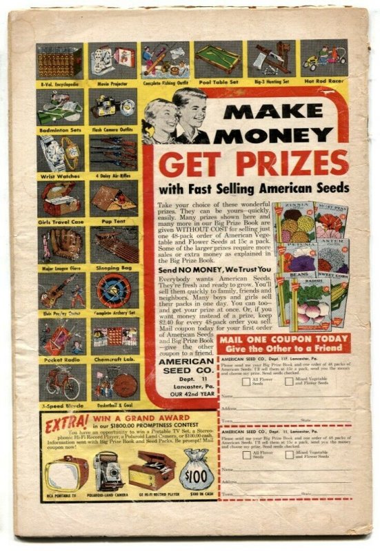 House Of Mystery #96 1960- Pirate Brain- DC comic FAIR