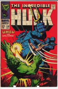 The Incredible Hulk #110 (1968) Hulk