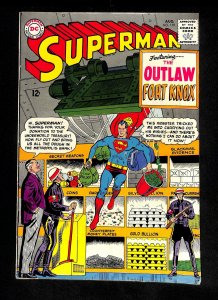 Superman #179 The Outlaw Fort Knox!