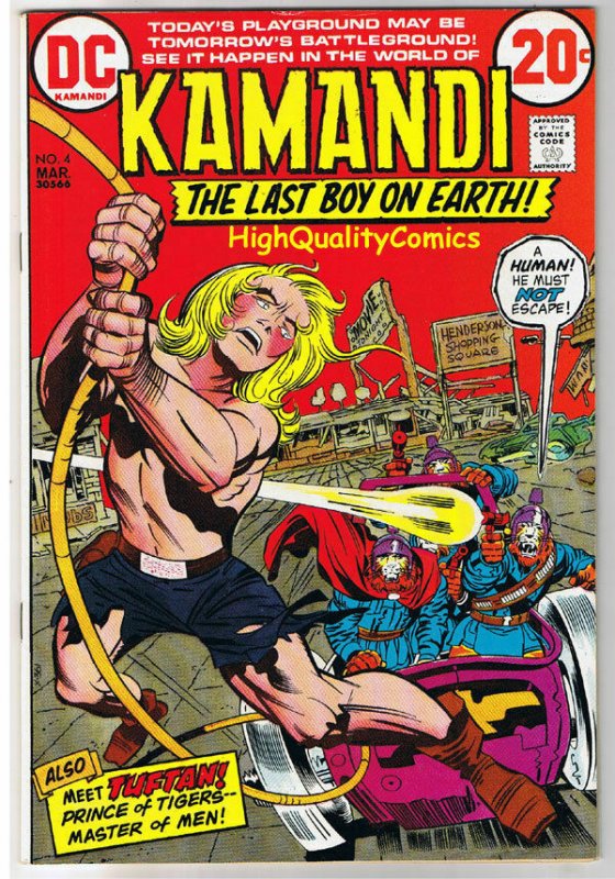 KAMANDI #4, VF+, Jack Kirby, Prince of Tigers, 1972, more in store