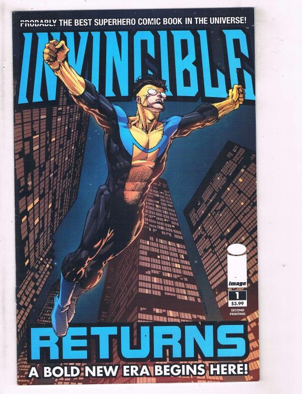 Lot Of 2 Invincible Image Comic Books # 1 (Return) + # 79 Robert Kirkman J104