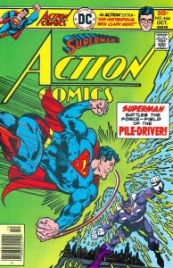 Action Comics #464 FN ; DC | 1st Appearance Purple Pile-Driver - Superman