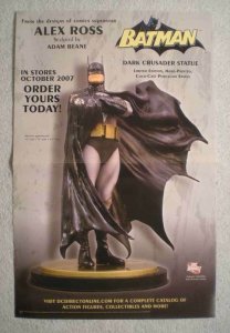 BATMAN DARK CRUSADER STATUE Promo Poster, 11x17 ,Unused, more Promos in store