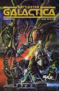 Battlestar Galactica (Realm) #5 VF ; Realm | Last Issue