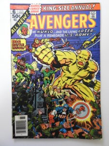 The Avengers Annual #6  (1976) VG+ Condition! Moisture stain