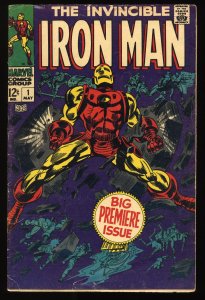 Iron Man #1 VG 4.0 Origin Retold! Stan Lee Masterpiece!