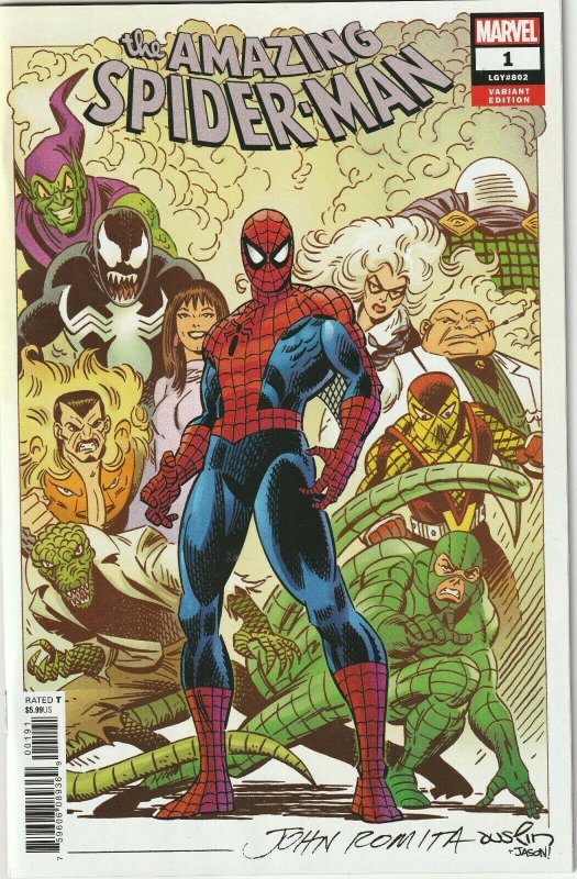Amazing Spider-Man Vol 5 # 1/802 Romita 1:100 Hidden Gem Variant NM Marvel [B4]