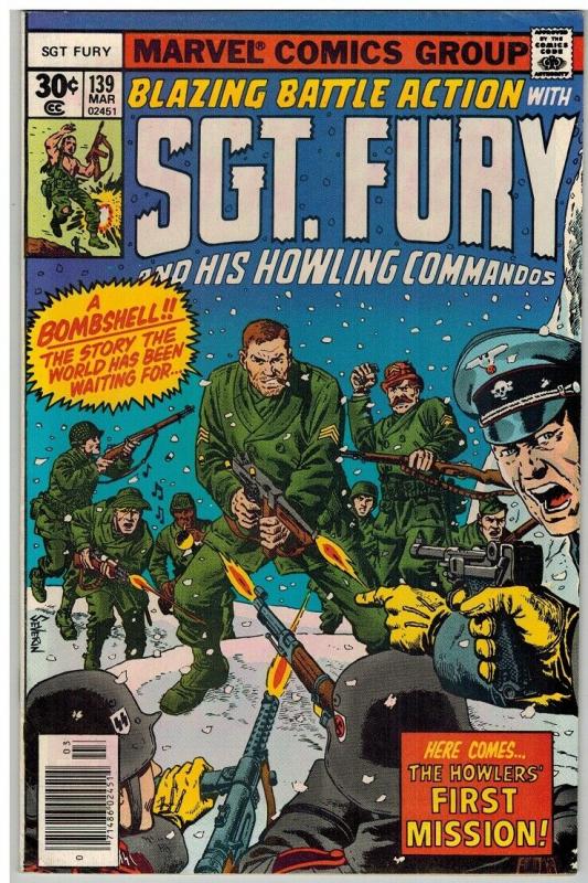 SERGEANT FURY 139 VG-F Mar. 1977