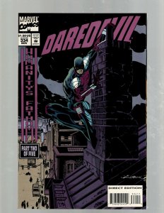 12 Daredevil Marvel Comics #333 334 335 336 337 338 339 340 341 342 343 344 SB1