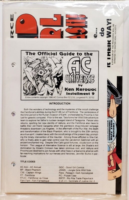 FemForce #91 (1996, AC Comics) polybagged NM  