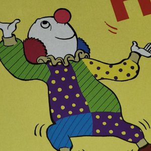 HAHA 6 Seuss variant clown comic gunfire balloons NM listen