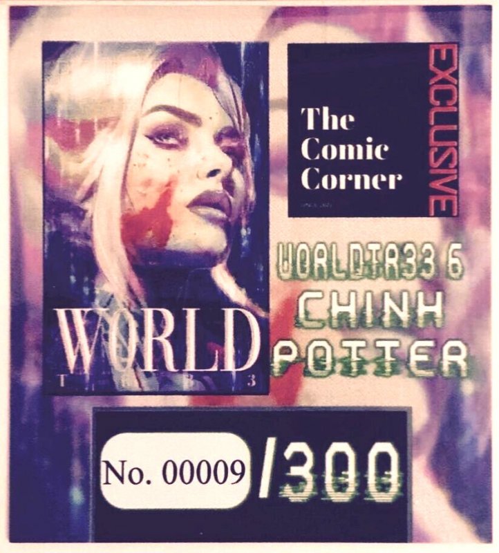 W0rldtr33 #6 Chinh Potter Variant W/NUMBERED COA IMAGE COMICS NM.