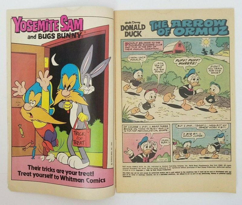 Walt Disney Donald Duck #225 (1980) Whitman Comics