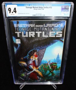 Teenage Mutant Ninja Turtles #13 (CGC 9.4) Michael Dooney Cover & Art - 1988