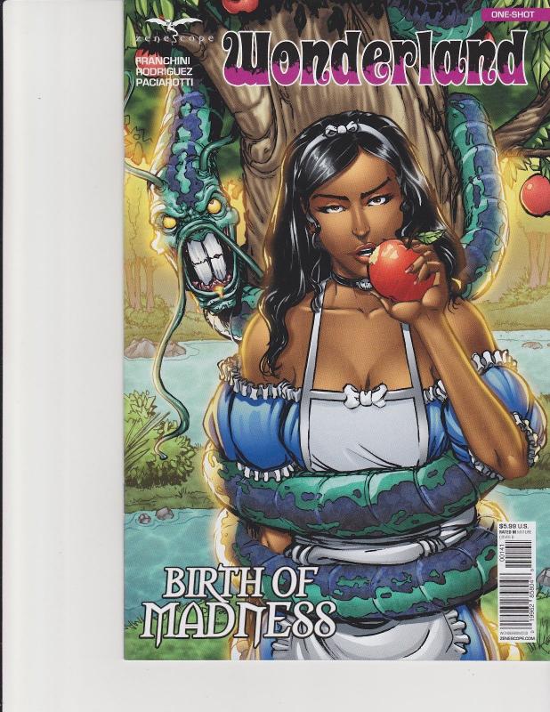 Wonderland Birth of Madness One-Shot Cover D Zenescope Comic GFT NM Leister