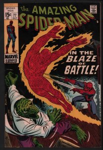 Amazing Spider-Man #77 (8.0) In The Blaze of Battle - 1969