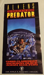 Aliens/Predator: The Deadliest of the Species #1 (1993) Promotional poster