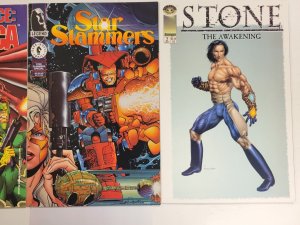 3 Image Comics #2 Stone + #1 Strikeforce America + #1 Star Slammers 73 TJ9