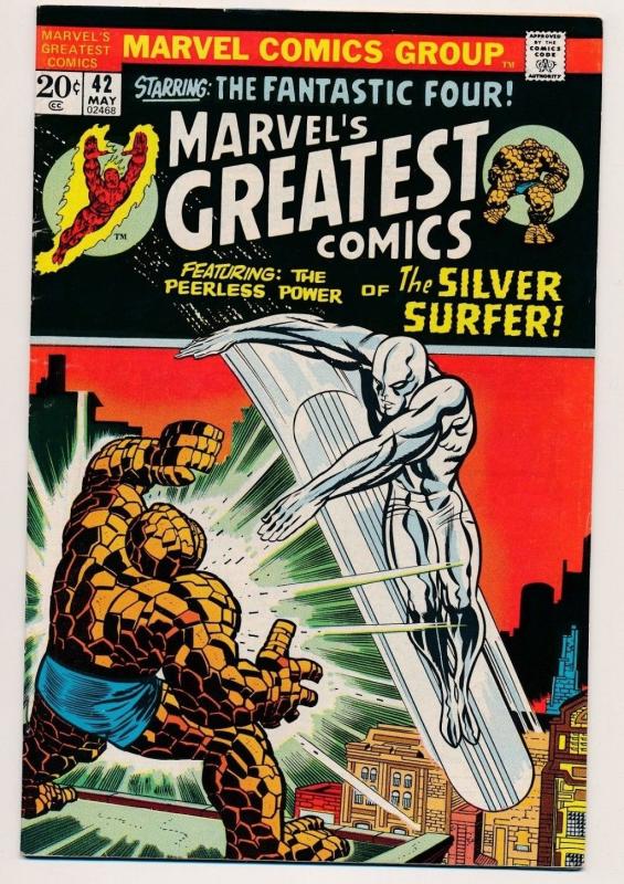 Marvel's Greatest Comics #42 ~ Fantastic Four Marvel Comics ~ FN 1973 (HX620)