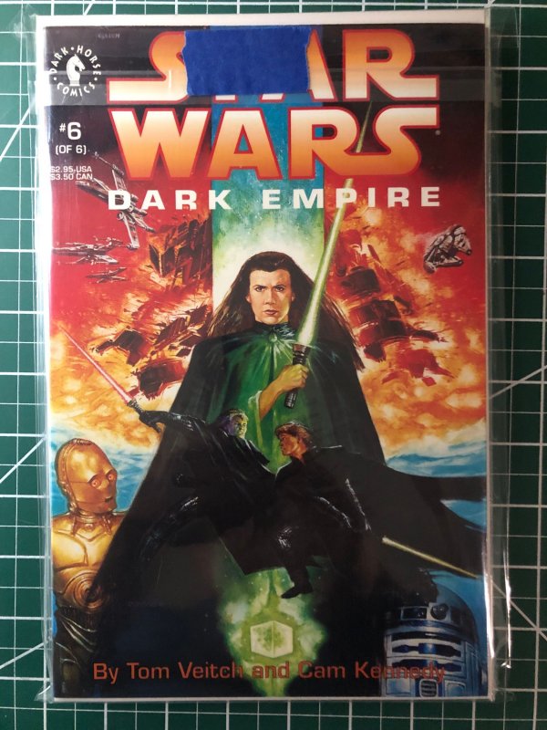 Star Wars: Dark Empire #1, 2, 3, 4, 5, 6 (1991) full run.