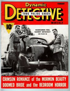 DYNAMIC DETECTIVE-1940 FEB-PULP TRUE CRIME-MORMON MURDER-OPIUM CZAR! FN/VF