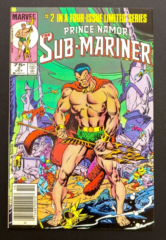 Prince Namor, the Sub-Mariner #1-4 Newsstand (1984) Mini Series [Lot 4 Bks] VF+!