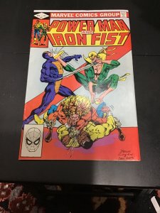 Power Man, Iron Fist #84 1982 Sabertooth, Constrictor High-grade VF/NM Boca CERT