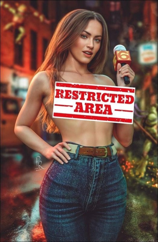 April O'Neil Cosplay 5 Book Set by Pristine Renders Megan Fox Homage BooKooComix