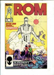ROM #75 (9.2) THE SPACEKNIGHTS SAGA AT AN END! 1986!