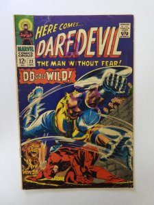 Daredevil #23 (1966) VG- condition ink on cover