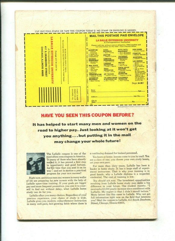 THOR #218 - FIGHTS ALONE The Fisherman Collection (4.0) 1973