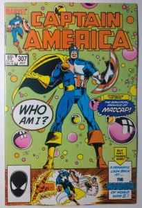 Captain America #307 (8.0, 1985) 1ST APP OF MADCAP